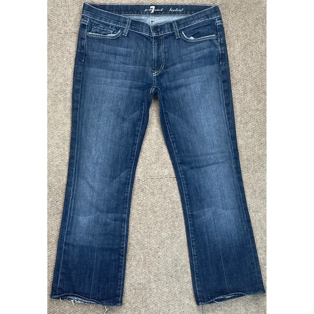 7 For All‎ Mankind Women's Embroidered Bootcut Jeans Size 32